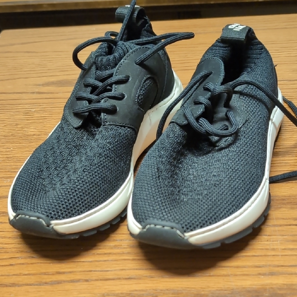 Filling Pieces Women's Black Knit Lace-Up Sneakers